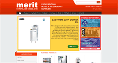 Desktop Screenshot of meritstainless.com